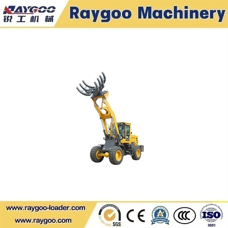 wheel loader rotating grapple